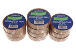 Insulation Tape Brown PVC 19mm x 20mtrs (pack of 10) - CONS2349