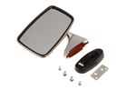Mirror assembly-external head - LH, polished, Stainless Steel - CRB108350 - Genuine MG Rover