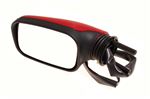 Electric Door Mirror with Flat Glass - Solar Red - RH - CRB110200CMU - Genuine MG Rover