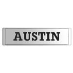 Name Plate (Austin) Decal - CRST136