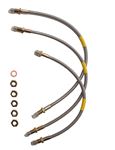 Brake Hose Kit Braided S/Steel Standard - DA2400S - Britpart