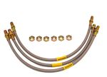 Brake Hose Kit Braided S/Steel Standard Metric - DA2401S - Britpart