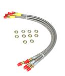 Brake Hose Kit Braided S/Steel - DA2410S - Britpart