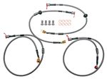 Brake Hose Kit Braided S/Steel - DA2674 - Britpart