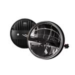Headlamp 7" LED ECE LHD (pair) Inc Pilot - DA6281K - Britpart