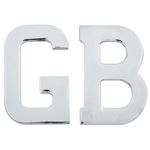 GB Badge Stainless Steel Self-Adhesive - DAM100690MMMP - Mountney
