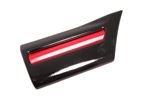 Rubbing strip-front fender - Black, RH, Targa Red insert - DGB10158PMW - Genuine MG Rover