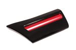 Rubbing strip-front fender - Black, LH, Targa Red insert - DGB10159PMW - Genuine MG Rover