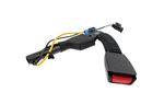 Pretensioner assembly-front seat belt - Black - driver - EVJ100140PMA - Genuine MG Rover