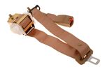 Seat belt assembly-short end-rear-centre lap - Stone Beige - EVL102870SMJ - Genuine MG Rover