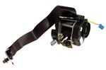 Seat belt assembly individual rear long end - Black - EVL104022PMA - MG Rover