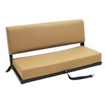 Bench Seat 2 Man Camel Vinyl - EXT002CML - Exmoor