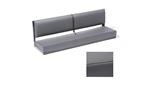 Bench Seat 3 Man Dark Grey Vinyl - EXT006DGV - Exmoor