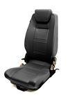 2nd Row Premium High Back Centre Black Leather - EXT0103CBL - Exmoor