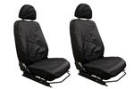 Waterproof Seat Covers Front Black (pair) - EXT01818 - Exmoor