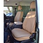 Canvas Seat Covers Front Full Seat Sand (pair) - EXT0195 - Exmoor