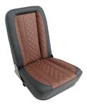 Inward Facing Single Seat Bespoke Leather - EXT054BDXSL - Exmoor