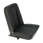 Inward Facing Single Seat Black Leather - EXT054BL - Exmoor