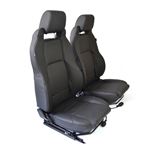 Elite Mk2 Seat Pair Black Leather - EXT300BL - Exmoor