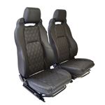 Elite Mk2 Seat Pair Diamond Black XS - EXT300DBXS - Exmoor