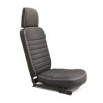 Front Centre Seat Inc Headrest XS Black Rack Leather - EXT326XSBR - Exmoor