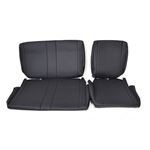 2nd Row 60/40 Re-trim Kit Black Leather - EXT359BL - Exmoor
