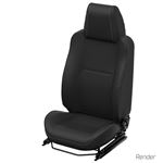 Urban Seat Black Leather White Stitch (pair) - EXT440BLWS - Exmoor