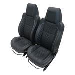 Urban Seat Diamond XS Leather (pair) - EXT440DXSL - Exmoor