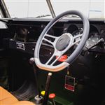 Bedrock Steering Wheel with 48 Spline Boss Black - EXT90068 - Exmoor Trim