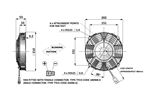Slimline Fan Blowing 7.5" 190mm Comex - FAN0092 - Revotec