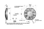 Slimline Fan Blowing 9" 225mm Comex - FAN0127 - Revotec