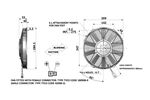 Slimline Fan Suction 10" 250mm Comex - FAN0220 - Revotec