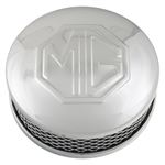 Air Filter SU 1 1/2" Chrome MG Logo - GAC1055XNSS - Classic Gold