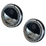 Headlamp 7" LED Black (pair) with Indicator RHD - GAC1905INDW - Wipac