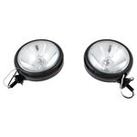 Driving Lamps 5" Round Black (pair) - GAC4621W - Wipac