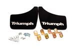 Triumph Spitfire/GT6 Rear Mudflaps With Fittings - GAC630R