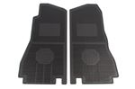 Rubber Footwell Mats (pair) 4 Synchro - with MG Logo - GAC6815