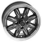 Alloy Wheel 5" x 13" Minator Aluminium Gunmetal 8 Spoke - GAC8213X