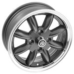 Alloy Wheel 5.5" x 15" Minator Gunmetal 8 Spoke - GAC8215XMG