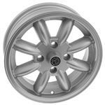 Alloy Wheel 5.5" x 15" Minator Polished Silver 8 Spoke - GAC8225XMG2