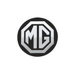 Wheel Centre Cap Badge MG Logo Silver/Black - GBC101B