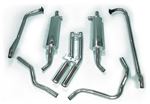 Triumph Stag Exhaust Complete Systems - Type 35 Auto - Manual Non O/D and A Type O/D - Stainless Steel