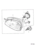 Metro Headlamp Assembly from BD001001