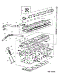 Metro Cylinder Head, Camshaft - Carburetter from E444806 - 1100 Petrol 8V