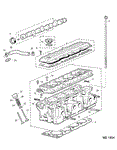 Metro Cylinder Head, Camshaft - Carburetter from E444806 - 1400 Petrol 8V