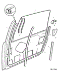 Rover Mini Cabriolet Door Assembly