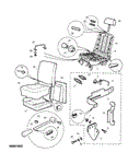 Rover Mini Front Seat Frame and Fittings-Adjusting Squab