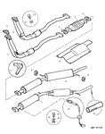 Rover Mini Exhaust System - SPi to BD134454