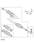 Rover Mini Steering Rack - Manual from 134455