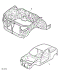 Rover 200/25/MG ZR Body Shells and Front End - 3 Door and Van